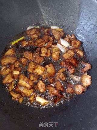 肉炒娃娃菜的做法步骤：2