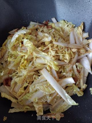 肉炒娃娃菜的做法步骤：3