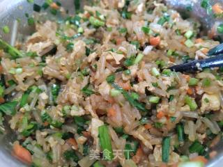 粉条鸡蛋韭菜馅饼的做法步骤：7