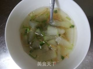 冬瓜虾皮汤的做法步骤：5