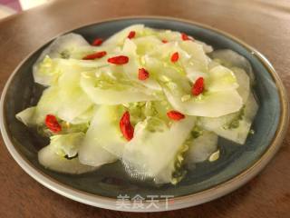 凉拌白皮黄瓜的做法步骤：4