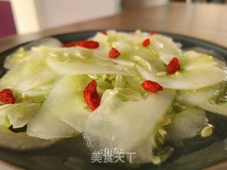 凉拌白皮黄瓜的做法步骤：5