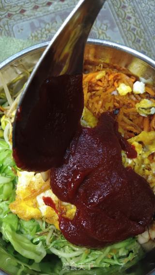韩国拌饭的做法步骤：9