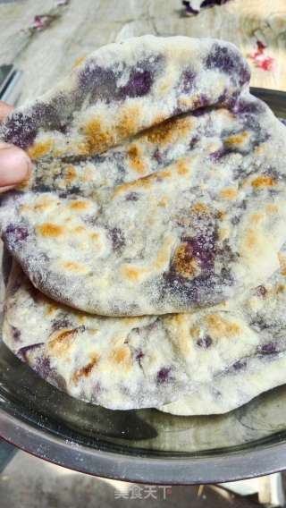 美味又营养的紫薯饼的做法步骤：7