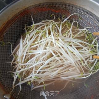 鲜虾拌绿豆芽的做法步骤：6