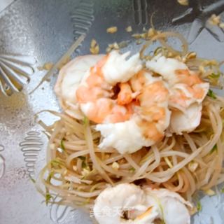 鲜虾拌绿豆芽的做法步骤：11