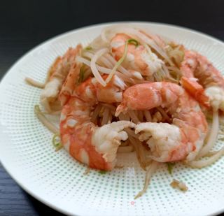 鲜虾拌绿豆芽的做法步骤：13