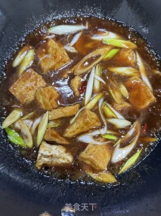葱香烧豆腐的做法步骤：5