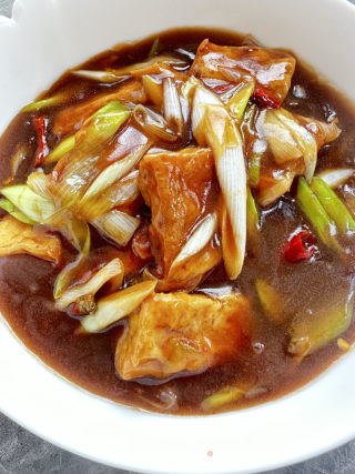葱香烧豆腐的做法步骤：6