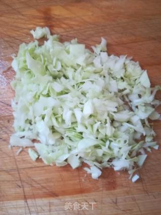 包包菜鸡肉饺子的做法步骤：2