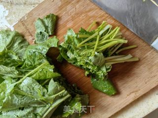 姜蒜拌毛毛菜的做法步骤：2