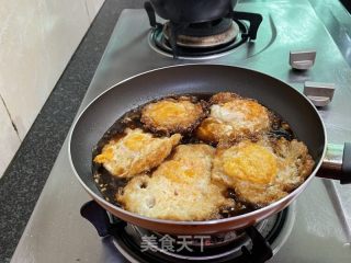 糖醋鸡蛋的做法步骤：9
