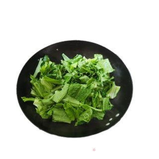 炒油麦菜的做法步骤：3