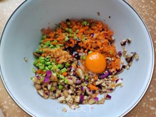 茄子鸡蛋饼的做法步骤：3