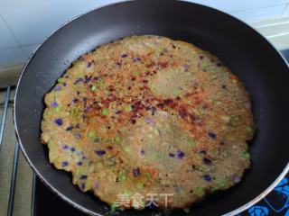 茄子鸡蛋饼的做法步骤：7