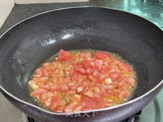 番茄粉丝虾滑的做法步骤：4