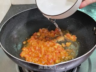 番茄粉丝虾滑的做法步骤：5