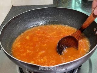 番茄粉丝虾滑的做法步骤：7