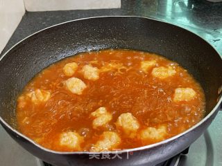 番茄粉丝虾滑的做法步骤：11