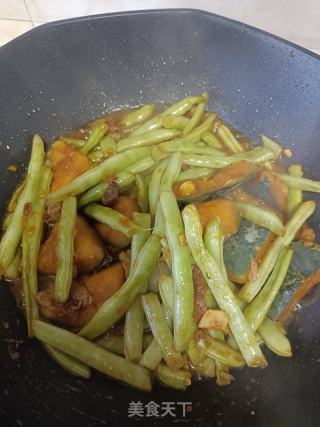 板栗南瓜炖豆角的做法步骤：5