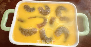 豆腐虾仁蒸蛋的做法步骤：3