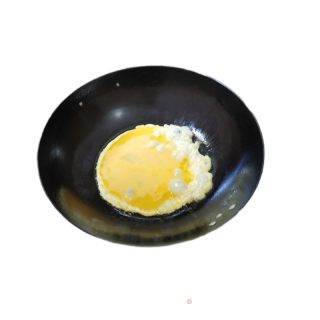 鸡蛋肉丁炒豇豆的做法步骤：1