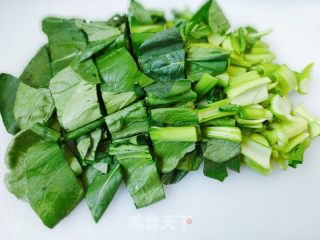 肉炒青菜的做法步骤：4
