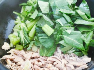 肉炒青菜的做法步骤：5