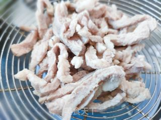 蒜香肉丝青菜的做法步骤：3