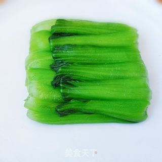 蒜香肉丝青菜的做法步骤：4