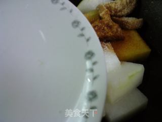 油炸素鸡烧冬瓜的做法步骤：9