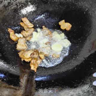 五花肉炒油菜的做法步骤：4