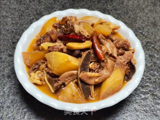 牛杂萝卜煲的做法