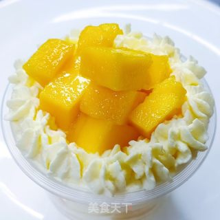 芒果盒子蛋糕的做法步骤：12