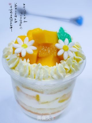 芒果盒子蛋糕的做法步骤：13