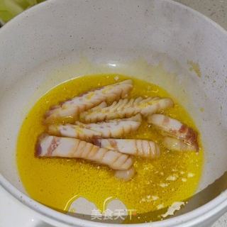 快手家常菜冬瓜培根的做法步骤：2