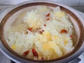 丑耳百合梨羹的做法步骤：9