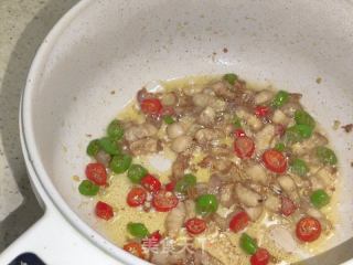 南瓜培根炒饭的做法步骤：3