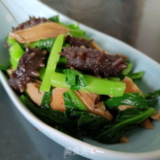 鲍鱼海参拌菜芯的做法