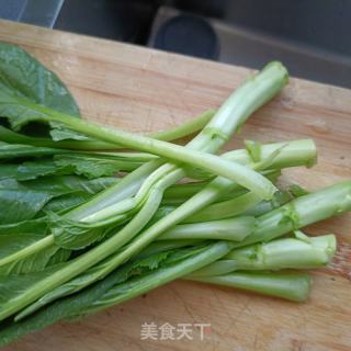 鲍鱼海参拌菜芯的做法步骤：1