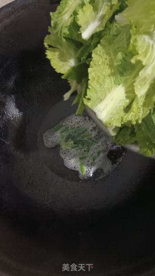 小白菜丸子汤的做法步骤：3