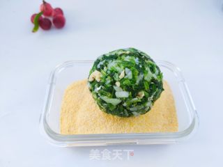 玉米面菜团子的做法步骤：5