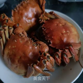 蟹黄面的做法步骤：1