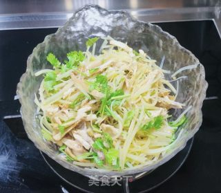 鸡肉拌土豆丝的做法步骤：10