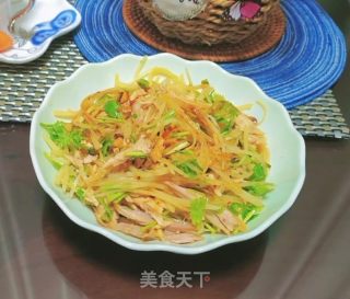 鸡肉拌土豆丝的做法步骤：13