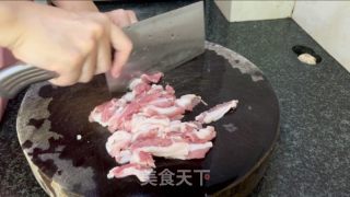 芥蓝腊肠炒饭的做法步骤：5
