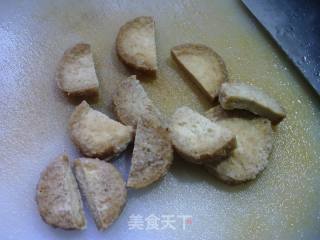 黑木耳油炸素鸡烧红椒的做法步骤：5