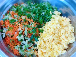 玉米面素馅蒸饺的做法步骤：4