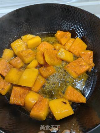 葱油南瓜的做法步骤：3