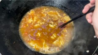 番茄鸡蛋牛肉面的做法步骤：16